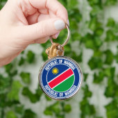 ナミビア丸エンブレム キーホルダー (手)