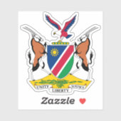 ナミビア共和国の紋章 シール (シート)