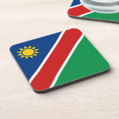 ナミビア国旗のコースター コースター (左側)