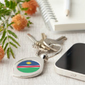 ナミビア国旗 キーホルダー (側面)
