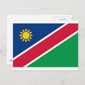 ナミビア国旗 ポストカード (正面/裏面)