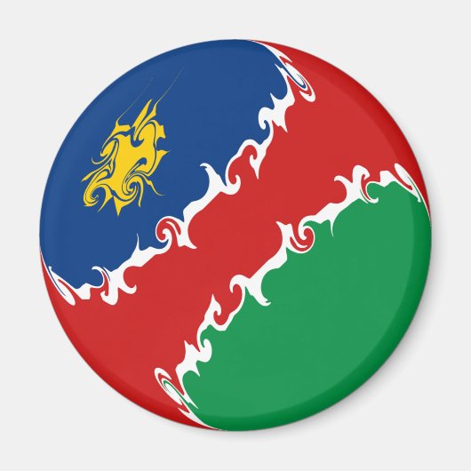 ナミビア国旗 マグネット (正面)