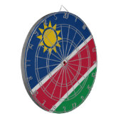 ナミビア国旗（南アフリカ） ダーツボード (正面左)