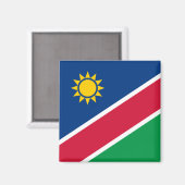 ナミビア国旗（南アフリカ） マグネット (正面/裏面)