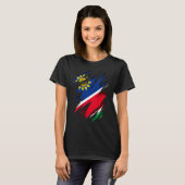 ナミビア国旗 Tシャツ (正面フル)