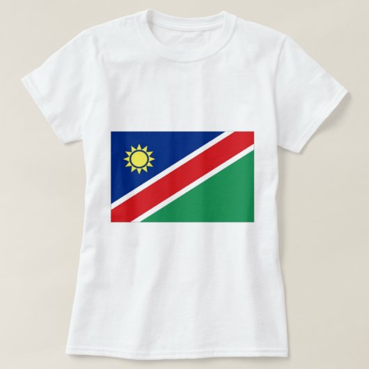 ナミビア国旗 Tシャツ (デザイン正面)