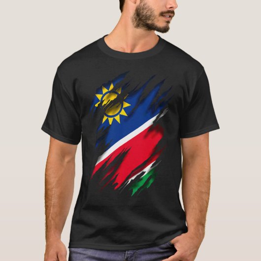 ナミビア国旗 Tシャツ (正面)