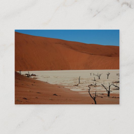 ナミビア砂丘ランドスケープSossusvlei エンクロージャーカード (正面)