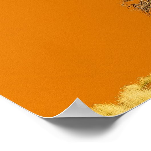 ナミビア赤砂漠 ポスター (角)