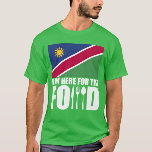 ナミビア お土産 フード 旅行 友達 Tシャツ (正面)