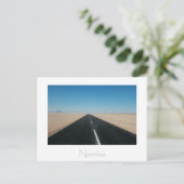 ナミビア・アフリカ砂漠の風景はがき ポストカード (スタンド正面)