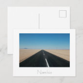 ナミビア・アフリカ砂漠の風景はがき ポストカード (正面/裏面)