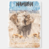 ナミビア・アフリカ野生生物サファリ マグネット (正面)