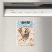 ナミビア・アフリカ野生生物サファリ マグネット (インサイチュ (食洗機))