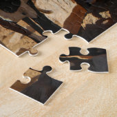 ナミビア・アフリカ・ナミビア・ランドスケープ・ヤギ ジグソーパズル (側面)