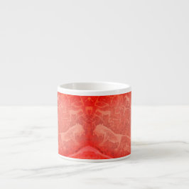 ナミビア・アフリカ・ナミビア・ロック絵画・アート エスプレッソカップ