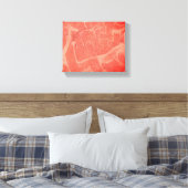 ナミビア・アフリカ・ロック絵画・アート キャンバスプリント (インサイチュ (寝室))