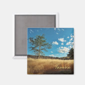 ナミビア・サバンナ・サバンナ・ランドスケープ・マグネット マグネット (正面/裏面)