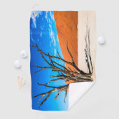 ナミビア，デアドブリの枯れ木 ゴルフタオル (インサイチュ)