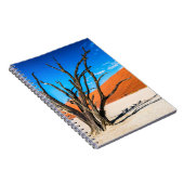 ナミビア，デアドブリの枯れ木 ノートブック (右側)