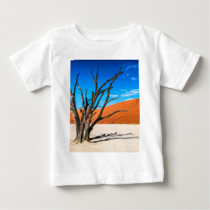 ナミビア,デアドブリの枯れ木 ベビーTシャツ