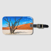 ナミビア，デアドブリの枯れ木 ラゲッジタグ (正面横)