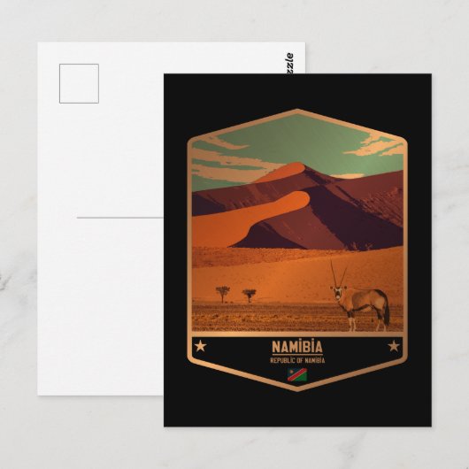 ナミビア ポストカード (正面/裏面)