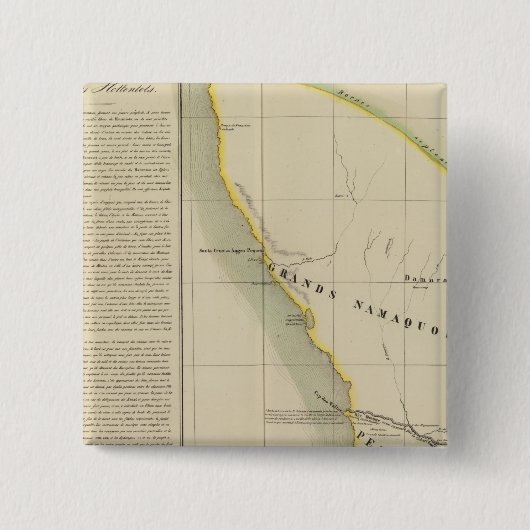 ナミビア，南アフリカ50 缶バッジ (正面)