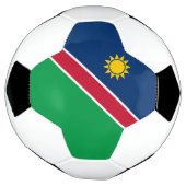 ナミビア 国旗 サッカーボール (回転)
