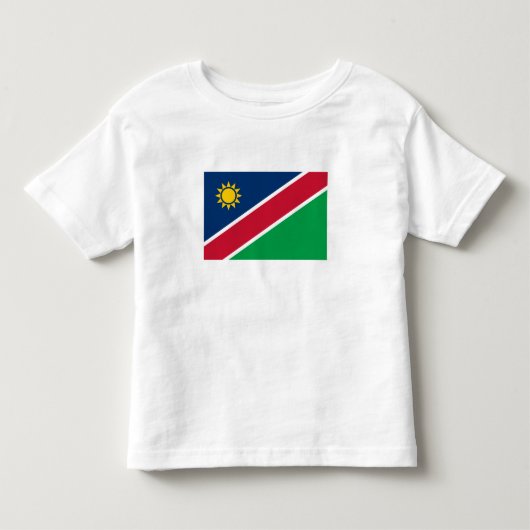 ナミビア 国旗 トドラーTシャツ (正面)