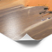 ナミビア：Sossuvlei Dunes、空中風光明媚。 フォトプリント (角)