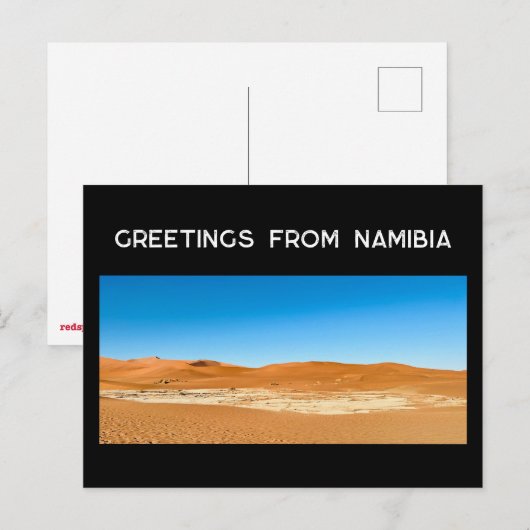 ナミブ砂漠 ポストカード (正面/裏面)
