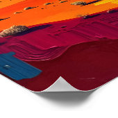 ナミブ砂漠 - 永恒の金の砂丘 ポスター (角)