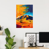 ナミブ砂漠 - 永恒の金の砂丘 ポスター (ホームオフィス)