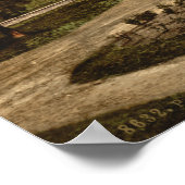 ナミュールの城塞，ベルギー ポスター (角)