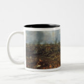 ナミュール1692年、18世紀の包囲 ツートーンマグカップ (左)