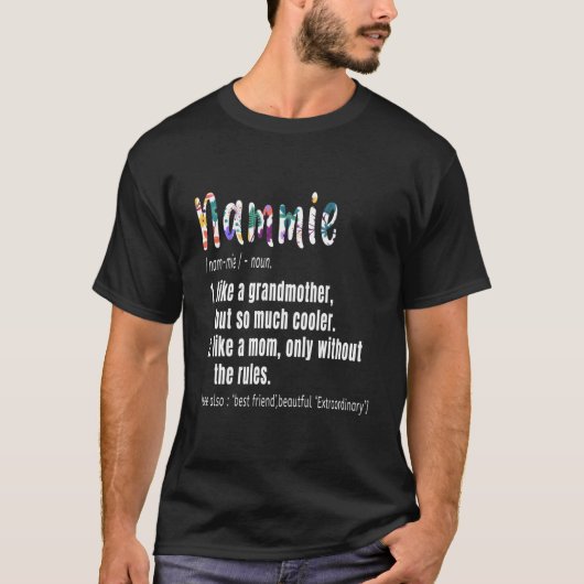 ナミーデフィニション母の日と誕生日ギフトグラ Tシャツ (正面)