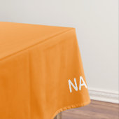 ナムアクアオレンジ色の名前 テーブルクロス (インサイチュ)