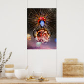 ナムシュメール女神ファンタジー写真操作 ポスター (キッチン)