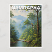 ナムダパ国立公園インド旅行 ポストカード (正面)