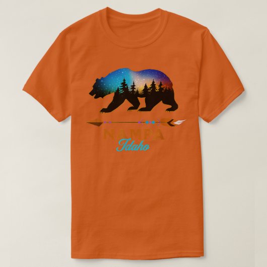 ナムパアイダホお土産 Tシャツ (デザイン正面)
