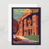 ナムレスシティ トラベルポスター ラブクラフト クツル 招待状 (正面/裏面)