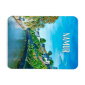 ナムールベルジーク写真ヴィンテージ マグネット (横)