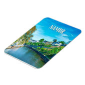 ナムールベルジーク写真ヴィンテージ マグネット (左側)