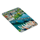 ナムールベルジーク写真ヴィンテージ マグネット (右側)