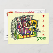 ナム感謝してい! ポストカード (正面/裏面)