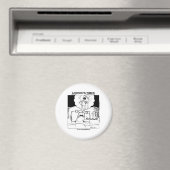 ナメクジの悪夢 楽しいカートゥーンギフト&Tシャツ マグネット (インサイチュ (食洗機))