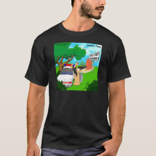 ナメクジ交通整理の面白グッズ Tシャツ