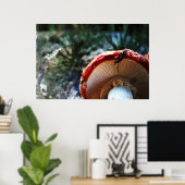 ナメクジ付きアマニタ・ムスカリア ポスター (ホームオフィス)