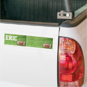 ナメタグサッカーEricと空白の バンパーステッカー (トラック上)